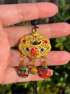 RuYi Symbol Adjustable Necklace Meaning “everything you wish will come true”